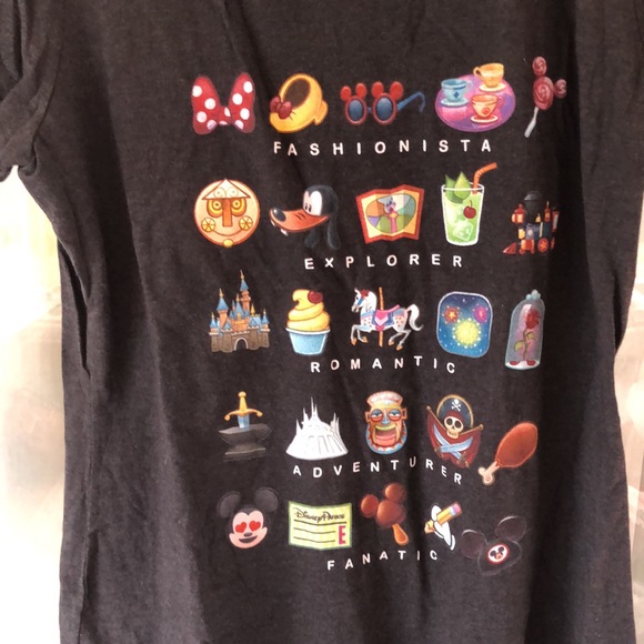 Disney Parks favorite attractions and icons t-shirt - Picture 2 of 4